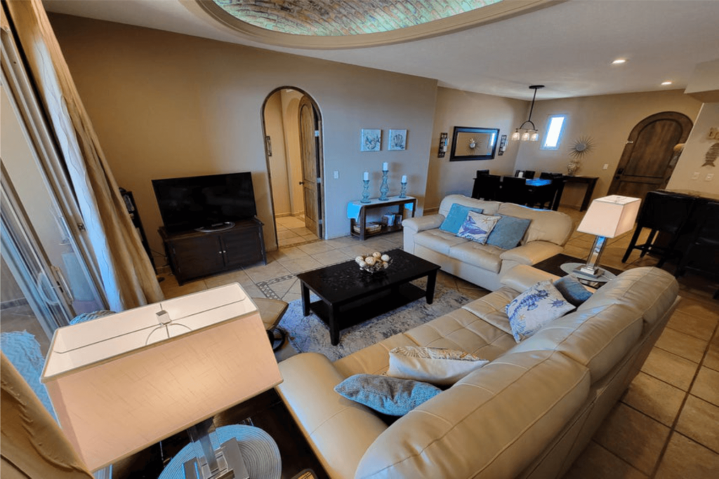 Rocky Point Real Estate Bella Sirena D-601 Living Room 2