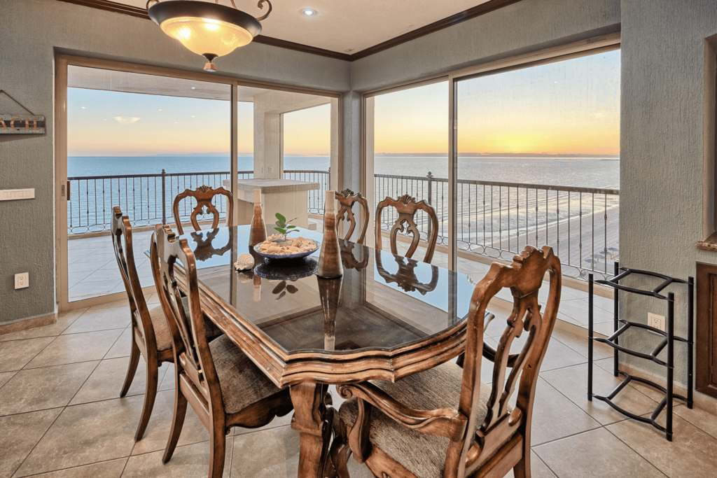 Rocky Point Real Estate Sonoran Sky 901 Dining Area